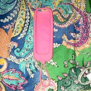 Pink Roku remote cover